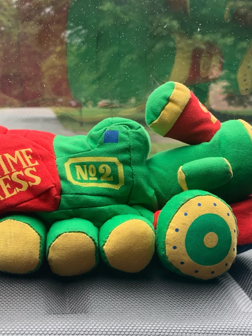 Plush Hand Puppet 9” Squeaker Vintage 1988 Applause Inc Train Playtime